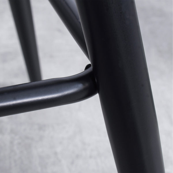 Homeroots Set Of Two 28" Steel Low Back Counter Height Bar Chairs   483714