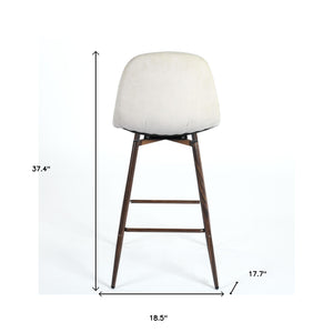 Homeroots Set Of Two 26" Yellow And Black Steel Low Back Counter Height Bar Chairs   483788