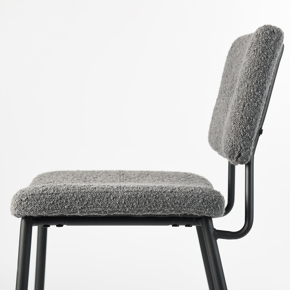 Homeroots Set Of Two 27" Green And Black Steel Low Back Bar Height Bar Chairs   483800