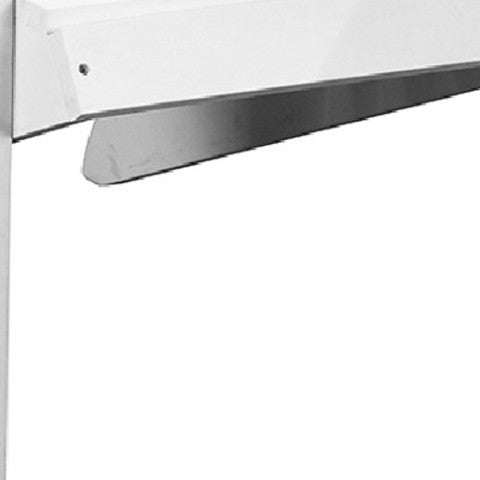 Homeroots 27" White Heavy Duty Plastic Adirondack Chair – Stylish Outdoor Seating For Ultimate Relaxation  Plastic 483882