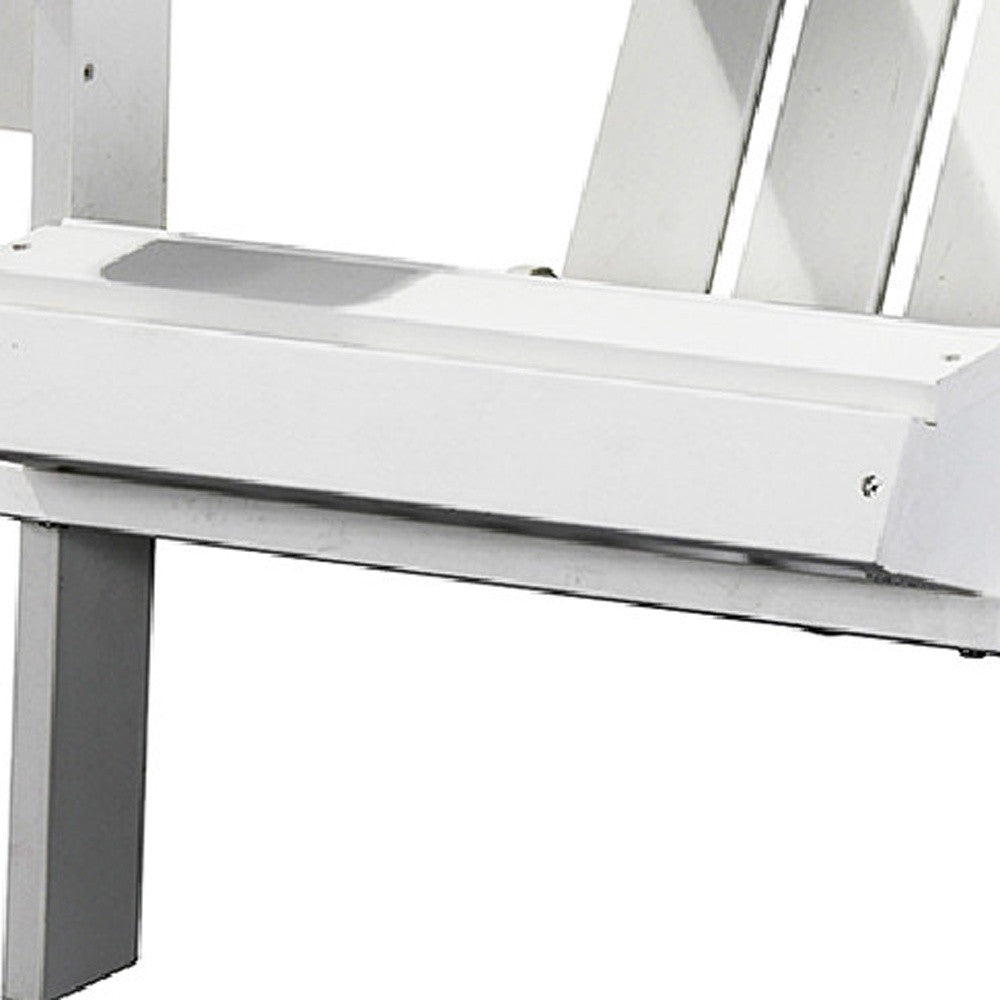 Homeroots 31" Green Heavy Duty Plastic Adirondack Chair - Stylish Outdoor Seating For Relaxation & Comfort  Plastic 483891