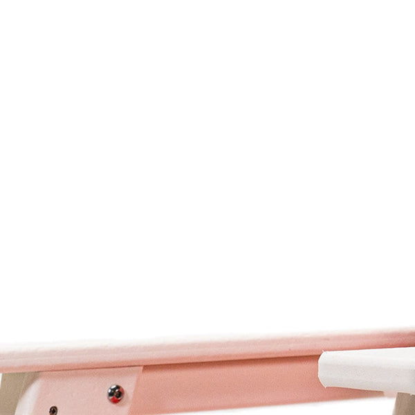 Homeroots 23" Red And White Heavy Duty Plastic Adirondack Chair For Kids - Stylish Comfort For Outdoor Fun  Plastic 483914