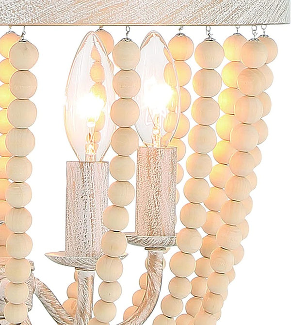 Candle Style Five Light Dimmable Metal Chandelier Elegant Glam Fixture for Dining Rooms
