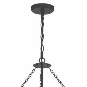 Black Metal Ten Light Dimmable Chandelier Glam Candelabra Style Dining Room