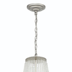 Candle Style Six Light Dimmable Metal Chandelier for Elegant Dining and Living Spaces