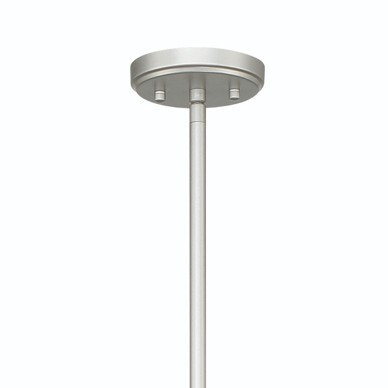 HomeRoots Silver Dimmable Multi Light Chandelier with Candle Arm Design for Elegant Dining 483957
