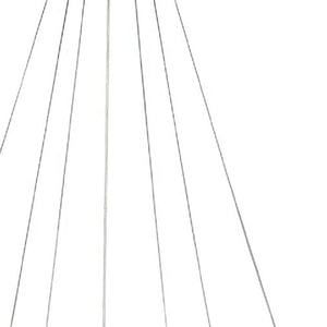 Candle Style Three Light Dimmable Led Metal Chandelier for Dining Room or Entryway
