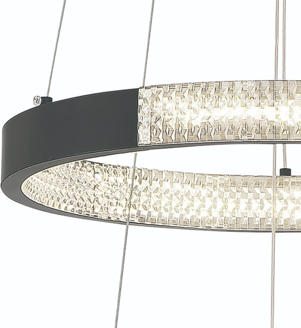 Candle Style Three Light Dimmable Led Metal Chandelier for Dining Room or Entryway