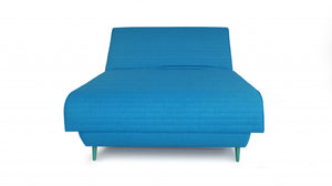 Homeroots Turquoise Full Adjustable Upholstered Polyester No Bed Frame With Mattress  Plywood,Metal,Sponge,Visco,Polyester 483977