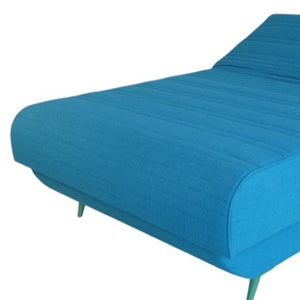 HomeRoots Turquoise Adjustable Upholstered Bed & Hybrid Mattress Set – Comfort, Style, and Easy Care Solution 483977