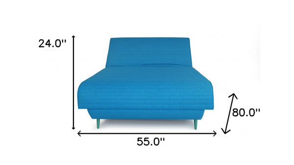 Homeroots Turquoise Full Adjustable Upholstered Polyester No Bed Frame With Mattress  Plywood,Metal,Sponge,Visco,Polyester 483977