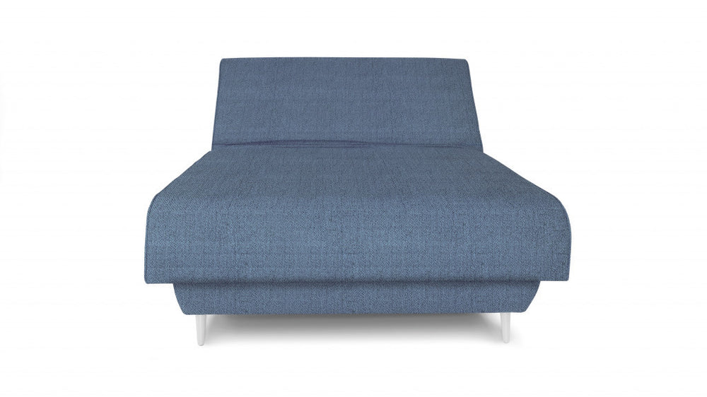 Homeroots Blue Jeans And Blue Full Adjustable Upholstered Polyester No Bed Frame With Mattress  Plywood,Metal,Sponge,Visco,Polyester 483979