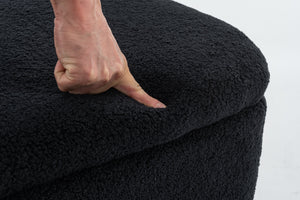 English Elm Bench Versatile Indoor Seating Solution In Elegant Black - Perfect For Living Room, Bedroom & Entryway T3903P372078