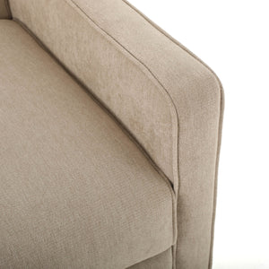 English Elm Christopher Knight Home® - Minimalist Push Back Chair with Thick Cushion and Birch Wood Legs for Stylish, Durable Comfort Natural 57444.00