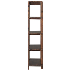 English Elm Christopher Knight Home® - 4-Tier Acacia Wood Bookcase with Anti-Tip Kit, Heavy-Duty Open Shelves Holds 120 lbs Each, Sleek Storage Solution Walnut N758P294084W