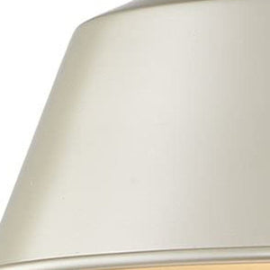 Gray Multi-light Kitchen Island Chandelier Dimmable Metal Fixture with Fabric Shades