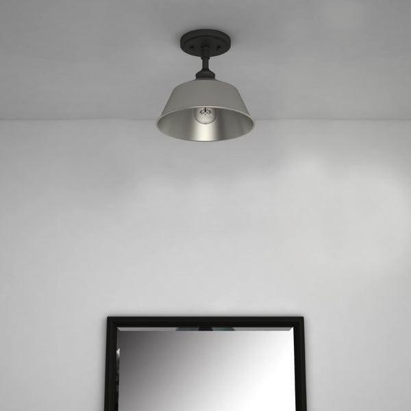 Gray Multi-light Kitchen Island Chandelier Dimmable Metal Fixture with Fabric Shades