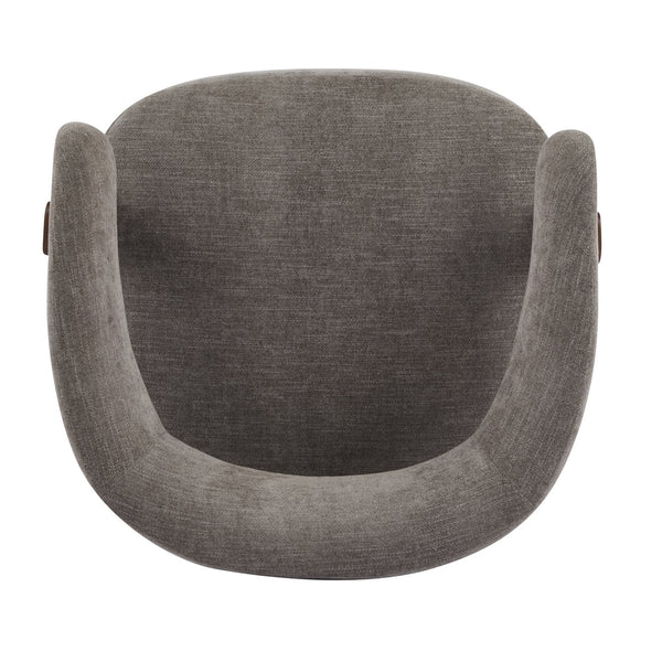 English Elm Christopher Knight Home® - accent Arm Chair with Bent Wood Legs and Plush Upholstery, Modern Minimalist Comfort & Stability Brown,Walnut 29 L x 27.75 W x 21 H N776P368458B