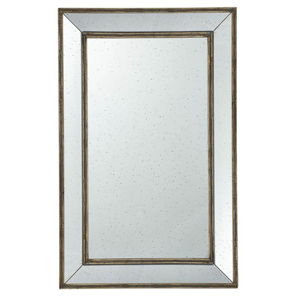 Homeroots Silver Rectangle Accent Mirror  Mdf 484989