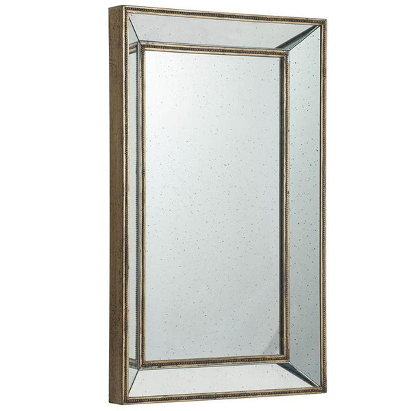 Homeroots Silver Rectangle Accent Mirror  Mdf 484989