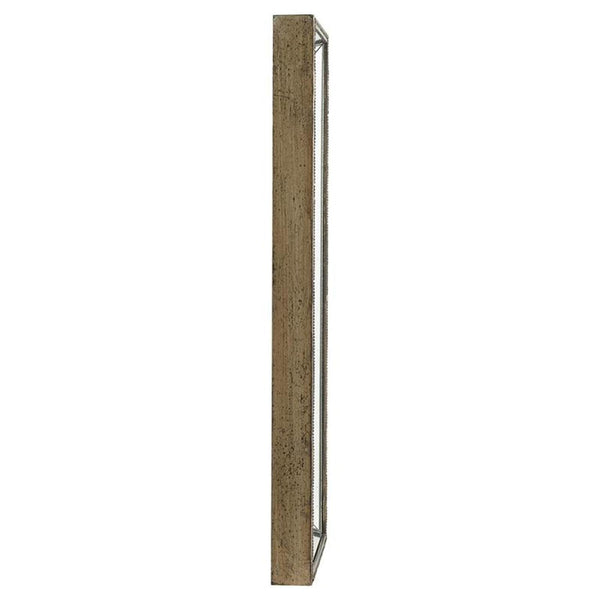 Homeroots Silver Rectangle Accent Mirror  Mdf 484989