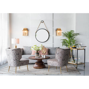 Homeroots 30" Black Fame Round Wall Hanging Accent Mirror With Rope  Glass 484991