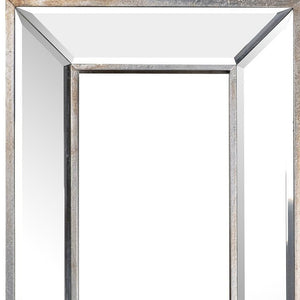 Homeroots 18" Silver Framed Accent Mirror  Glass 484999