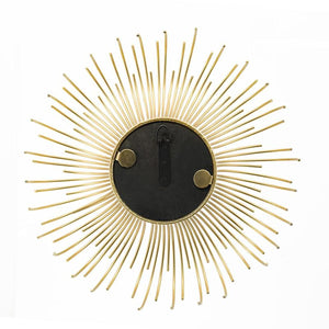 Homeroots Set Of Five Gold Sunburst Metal Framed Mirror Set  Iron 485018