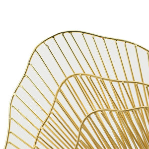 Homeroots 27" Gold Floral Sunburst Iron Framed Accent Mirror  Iron 485019