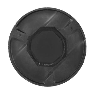 Homeroots 31" Silver Round Dimensional Thick Frame Accent Mirror  Polyurethane 485078