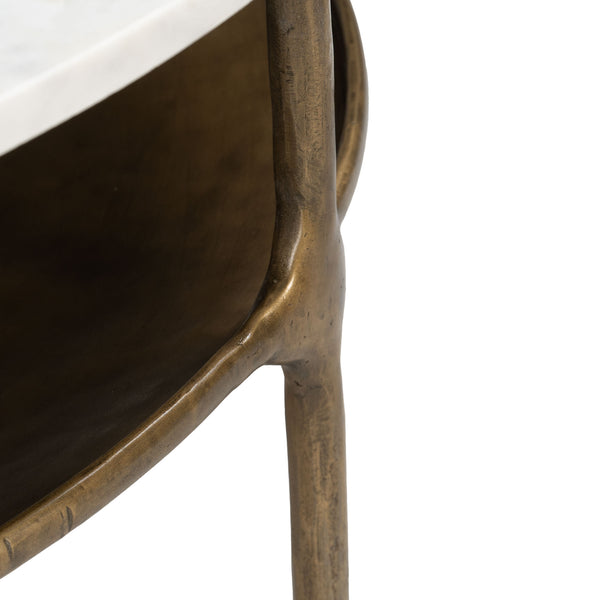 Zuo Modern Bild Coffee Table - Chic White & Brass Design With Luxurious Marble Top For Modern Living Spaces White Natural Marble,Iron 110595-zuo-modern