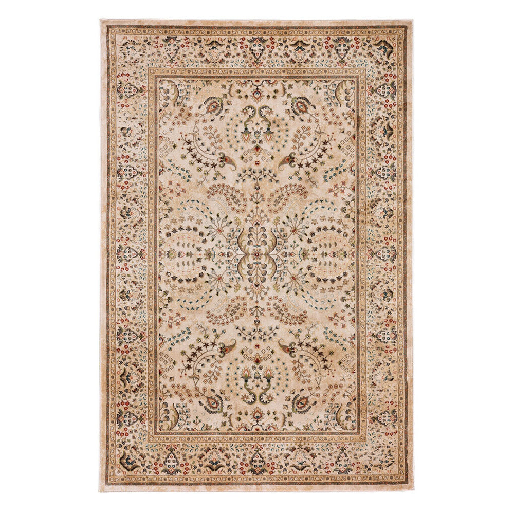 Capel Rugs Taraji-isfahan Stunning Machine-made Area Rug For Durable, Soft Comfort In Any Home Decor Style Alabaster, Multi,Colored 100% Olefin 4851rs03030411620