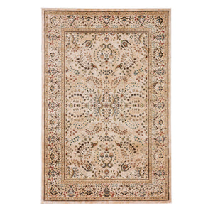 Capel Rugs Taraji-isfahan Stunning Machine-made Area Rug For Durable, Soft Comfort In Any Home Decor Style Alabaster, Multi,Colored 100% Olefin 4851rs03030411620
