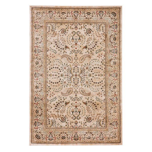 Capel Rugs Taraji-isfahan Stunning Machine-made Area Rug For Durable, Soft Comfort In Any Home Decor Style Alabaster, Multi,Colored 100% Olefin 4851rs03030411620