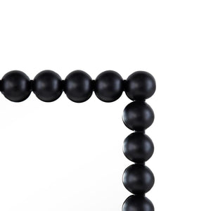 Homeroots 36" Black Iron Framed Accent Mirror  50% Iron,25% Mirror,25% Mdf 485108