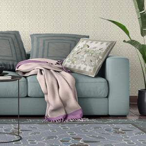 Homeroots 28x28 Beigeyellow Green Brown Bee Blown Seam Broadcloth Animal Print Throw Pillow   485242