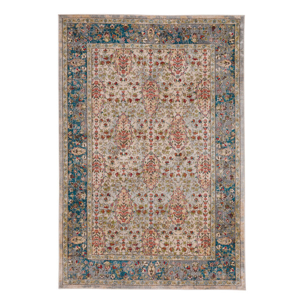 Capel Rugs Taraji-tabriz Ivory Blue Area Rug - Durable, Soft Heat Set Polypropylene For Every Decor Style Ivory Blue, Blue 100% Olefin 4853rs05030708640