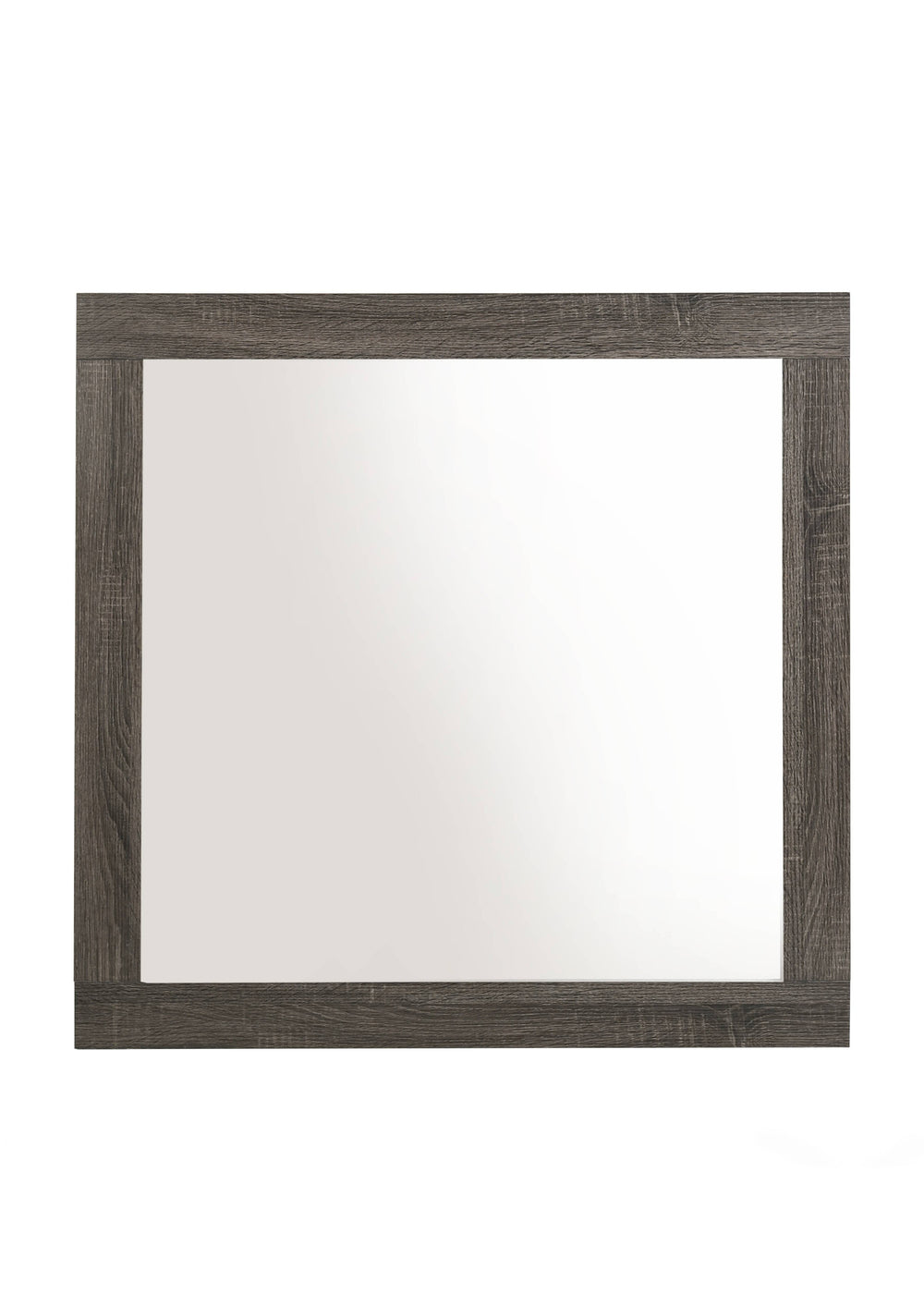 Homeroots 35" Square Dresser Mirror  Wood,Veneer,Composite Wood 485893