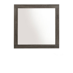 Homeroots 35" Square Dresser Mirror  Wood,Veneer,Composite Wood 485893