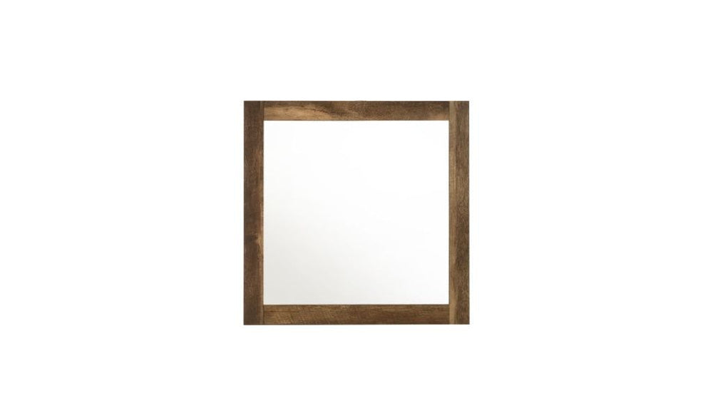 Homeroots 35" Square Dresser Mirror  Wood,Composite Wood 485908