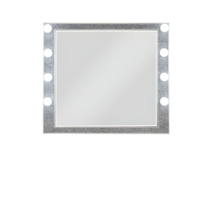 Homeroots 36" Dresser Wood Mirror  Wood,Composite Wood,Upholstery 485942