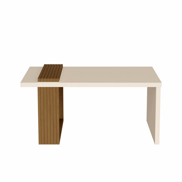 Homeroots 32" Off White Coffee Table   485969