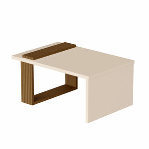 Homeroots 32" Off White Coffee Table   485969