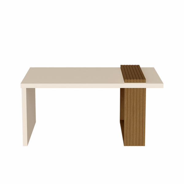 Homeroots 32" Off White Coffee Table   485969