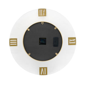 Homeroots 24" Circle Gold Acrylic Analog Wall Clock  Acrylic 485989