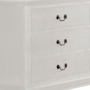Homeroots 57" White Solid Wood Six Drawer Double Dresser  Solid Wood 485999