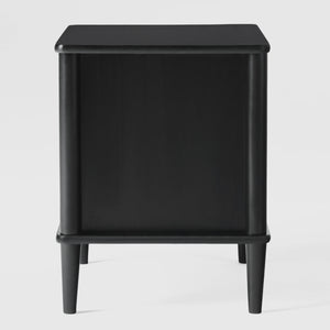 Spindle Mid-century Modern Nightstand with Drawer and Open Cubby for Stylish Storage Solutions