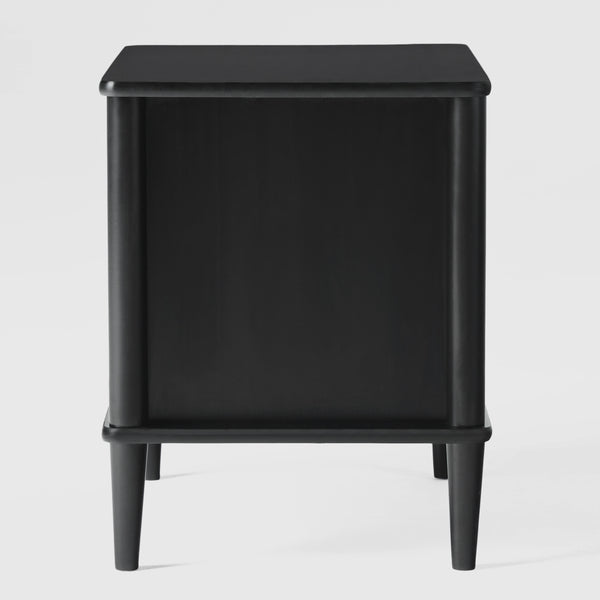 Spindle Mid-century Modern Nightstand with Drawer and Open Cubby for Stylish Storage Solutions