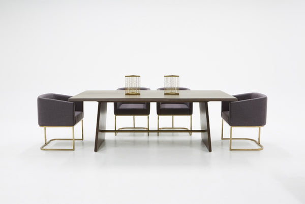 Homeroots 87" Dark Mango Rectangular Solid Wood Dining Table   486018