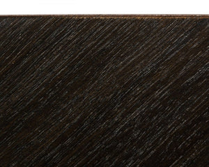 Homeroots 83" Dark Brown Solid Wood Dining Table   486022